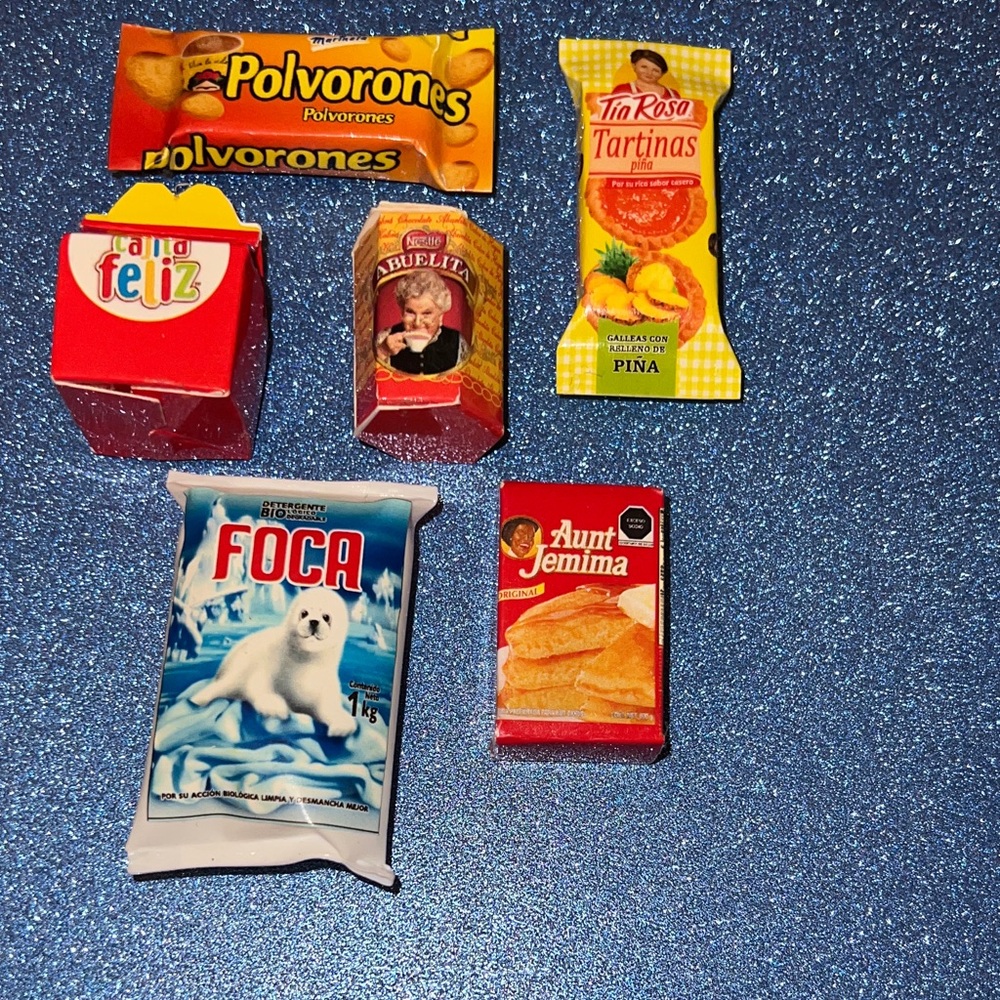 Miniature Food and Product Set beautiful miniature
refrigerator magnets
